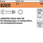Hohlraumdübel R 82031 6-ktschraube HB 08-1 ( 50/22) A 4 1 Stück LINDAPTER