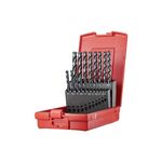 Spiralbohrersatz A188 DIN 338 Typ W D.1-10x0,5mm HSS 19tlg.Ku.-Kass.DORMER
