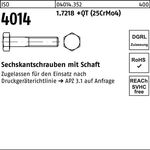Sechskantschraube ISO 4014 Schaft M12x 50 1.7218 +QT (25CrMo4) 100 Stück - VPE: 100