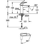 Grohe EH-WTbatt EUROSMART 1/2Zoll M-Size glatter Körper chr