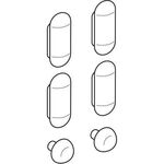 Geberit Puffer-Set für WC-Sitz