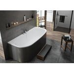 Hoesch Vorwand-Badewanne iSENSI 1700x750x450mm we