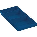 Regalkasten L400xB240xH65mm blau PP KAPPES