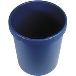 Papierkorb 18l H331xØ315mm m.Griffrand Ku.blau - VPE: 6