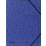 Exacompta Eckspanner 555412E DIN A4 Karton blau