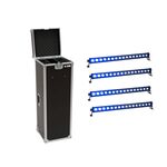 EUROLITE Set 4x LED IP T-Bar 16 QCL Leiste + Case