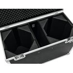 ROADINGER Flightcase 2x LED THA-100F/THA-120PC