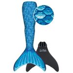 FinFun Meerjungfrau Mermaidens Blau L/XL