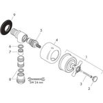 Schlauchans. FIXFIT STOP AXOR MONTREUX DN 15 chrom
