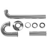 Duravit Waschtisch-Röhrensiphon 1 1/4Zoll, chrom