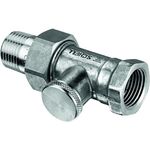 Schell Heizkörperverschraubung absperrb. 10 b Durchgang mattnickel 3/4Zoll - VPE: 25