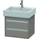 Duravit Waschtischunterbau Ketho 440x550x410mm basalt matt