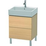 Duravit Waschtischunterbau L-CUBE 582x584x459mm mediterrane eiche