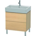 Duravit Waschtischunterbau L-CUBE 582x684x459mm mediterrane eiche