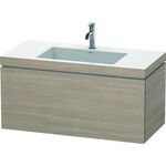 Duravit Waschtischunterbau L-CUBE m WT Vero Air 500x1000x480mm 1 HL pi sil