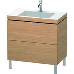 Duravit Waschtischunterbau L-CUBE m WT Vero Air 698x800x480mm 1 HL eur. Ei