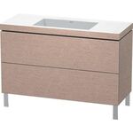 Duravit Waschtischunterbau L-CUBE m WT Vero Air 698x1200x480mm o HL Ei ka