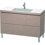 Duravit Waschtischunterbau L-CUBE m WT Vero Air 698x1200x480mm 1 HL Ei ka