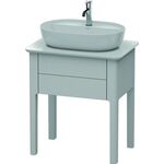Duravit Waschtischunterbau LUV 743x688x450mm nordic weiß seidenamtt