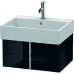 Duravit Waschtischunterbau VERO AIR 298x584x431mm schwarz hochglanz