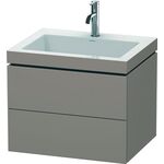 Duravit Waschtischunterbau L-CUBE m WT Vero Air 500x600x480mm 1 HL bas ma