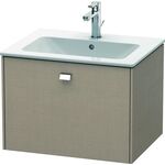 Duravit Waschtischunterbau BRIOSO Griff chrom 442x620x479mm leinen