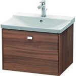 Duravit Waschtischunterbau BRIOSO Griff chrom 450x620x479mm nussbaum natur