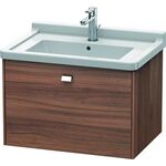 Duravit Waschtischunterbau BRIOSO Griff chrom 452x670x469mm nussbaum natur