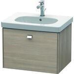 Duravit Waschtischunterbau BRIOSO Griff chrom 452x620x469mm pine silver
