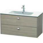 Duravit Waschtischunterbau BRIOSO Griffe chrom 553x1020x479mm pine silver