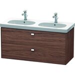 Duravit Waschtischunterbau BRIOSO Griffe chr 563x1170x469mm NB dunkel