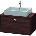 Duravit Konsolenunterschrank BRIOSO Gri chrom 442x820x480mm kastanie dunkel