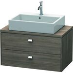 Duravit Konsolenunterschrank BRIOSO Griffe chrom 442x820x480mm pine terra