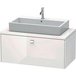 Duravit Konsolenunterschrank BRIOSO Gri chrom 442x1020x550mm weiß hochglanz
