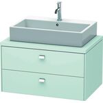 Duravit Konsolenunterschrank BRIOSO Griffe chr 442x820x550mm lichtblau matt