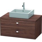 Duravit Konsolenunterschrank BRIOSO Griffe chr 442x920x550mm nussbaum dunkel
