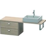 Duravit Konsolenunterschrank BRIOSO Griffe chrom 442x620x480mm pine silver