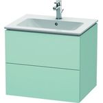 Duravit Waschtischunterbau L-CUBE 620x481x550mm lichtblau matt