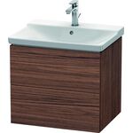 Duravit Waschtischunterbau L-CUBE 620x481x555mm nussbaum dunkel