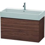 Duravit Waschtischunterbau L-CUBE 544x984x459mm nussbaum dunkel