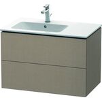 Duravit Waschtischunterbau L-CUBE 550x820x481mm, Becken links leinen