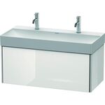 Duravit Waschtischunterbau XSQUARE 397x984x460mm weiß hochglanz