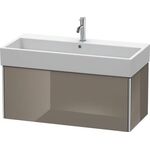 Duravit Waschtischunterbau XSQUARE 397x984x460mm flannel grey hochglanz