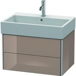Duravit Waschtischunterbau XSQUARE 397x684x460mm cappuccino hochglanz