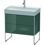 Duravit Waschtischunterbau XSQUARE 731x784x460mm dolomiti grey hochglanz