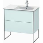 Duravit Waschtischunterbau XSQUARE 832x810x478mm Be rechts lichtblau matt