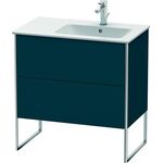 Duravit Waschtischunterbau XSQUARE 832x810x478mm Be re nachtblau seidenmatt