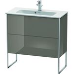 Duravit WTU COMPACT XSQUARE 832x810x388mm flannel grey hochglanz