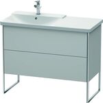 Duravit Waschtischunterbau XSQUARE Be li 805x1010x473mm Nord. we seidenmatt