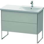 Duravit Waschtischunterbau XSQUARE Be rechts 805x1010x473mm betongrau matt